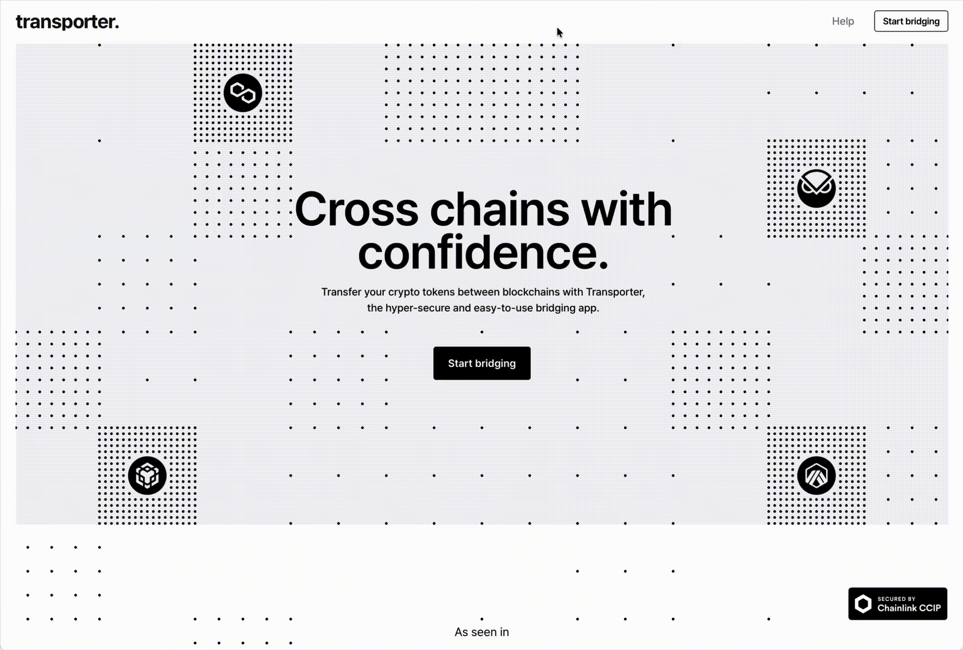 Transporter — cross-chain bridge UI